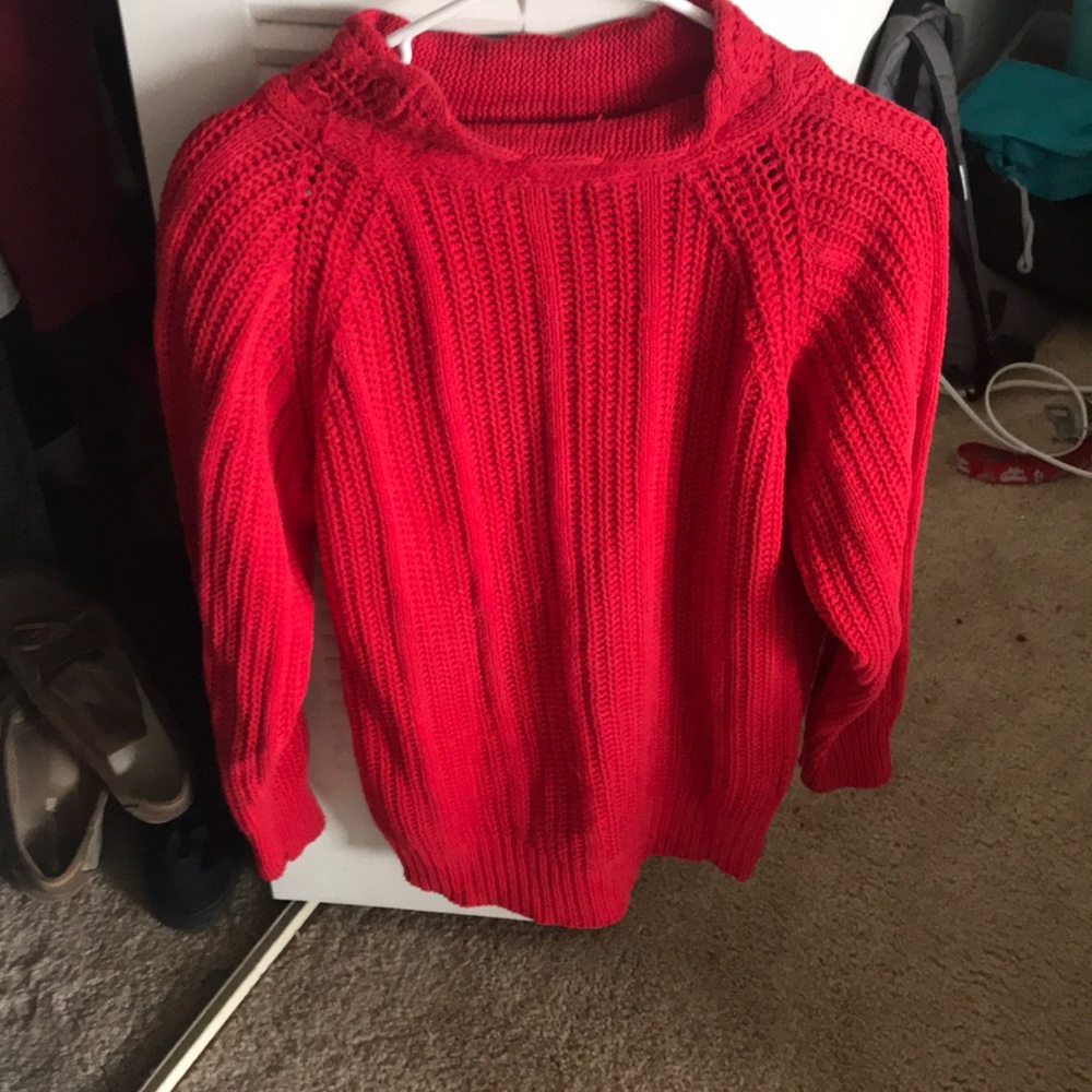 Red sweater